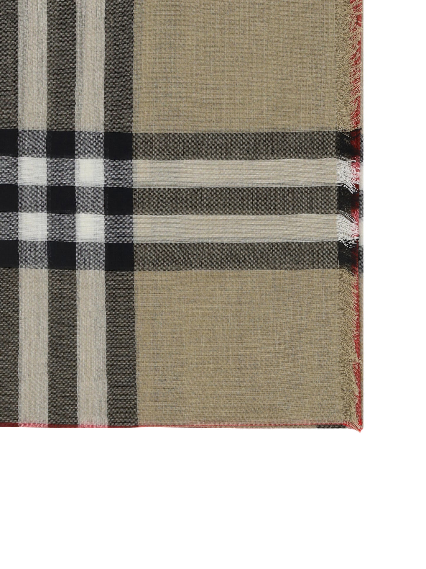 BURBERRY Silk and wool blend Scarf