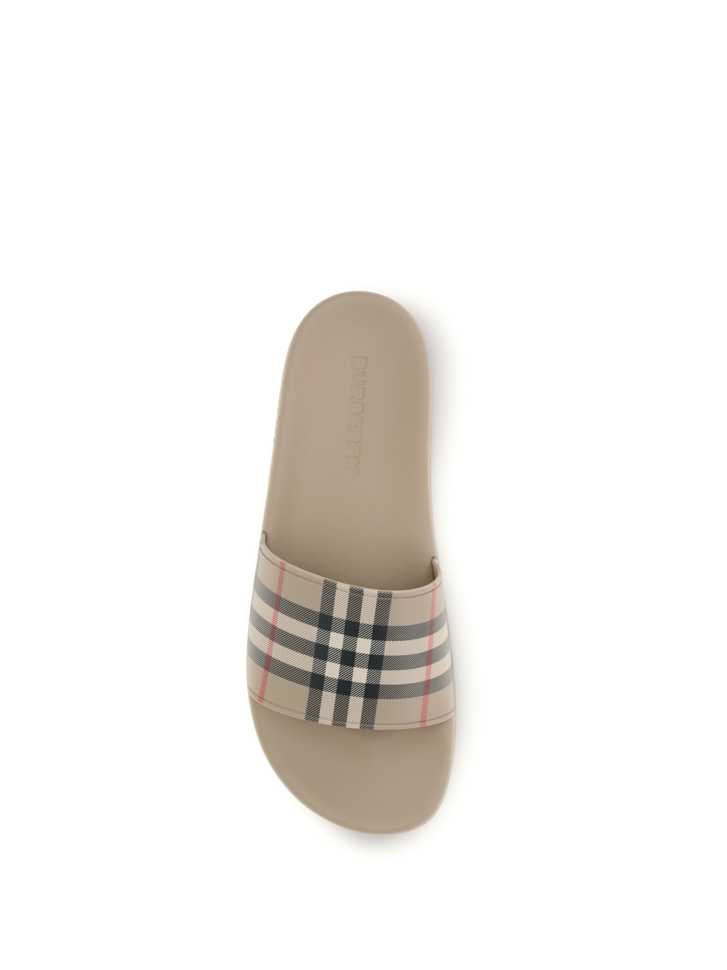 BURBERRY Check Slippers