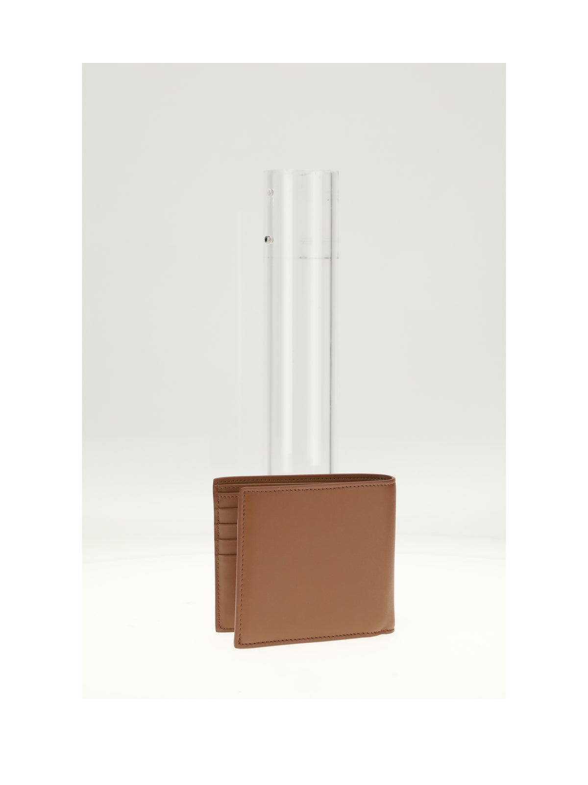Celine BI-FOLD WALLET WITH COIN - Tan / Black