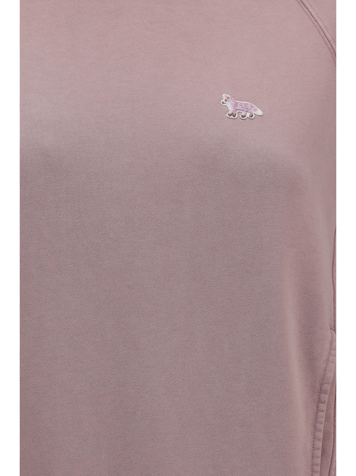 Maison Kitsuné Baby Fox Faded crewneck Sweatshirt - Misty Lilac Faded