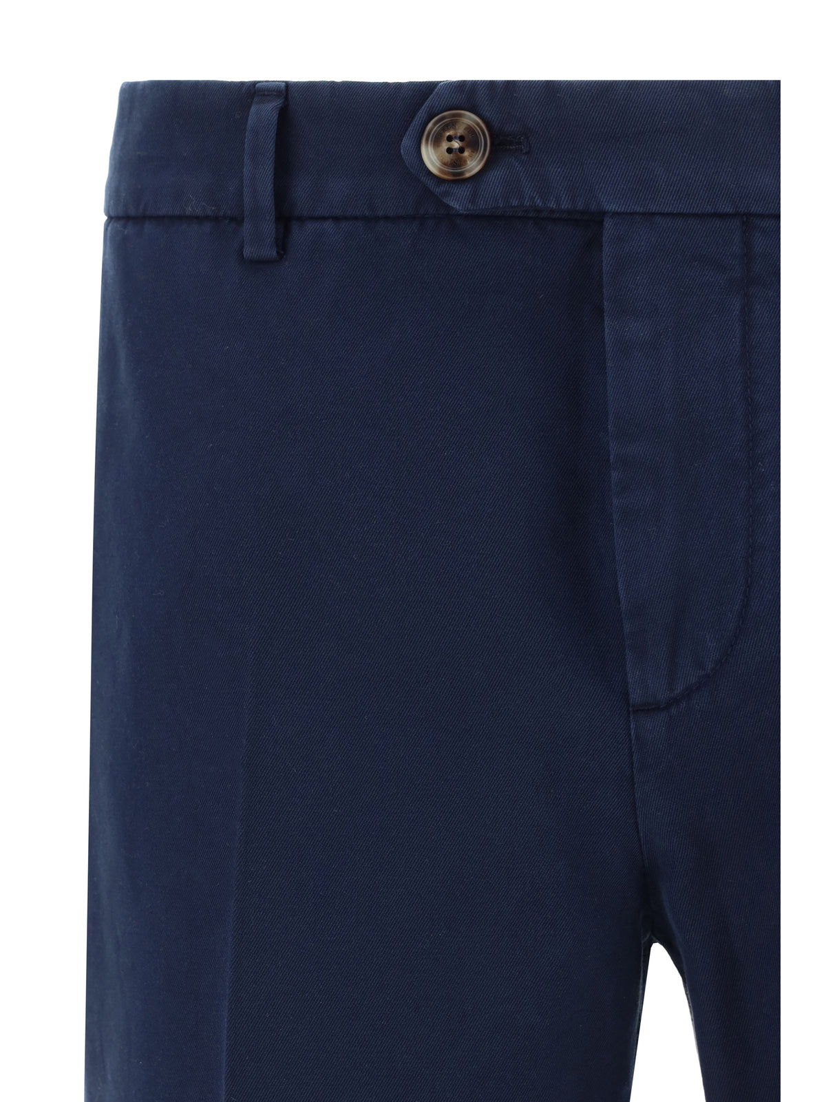 Brunello Cucinelli Dyed cotton Pants - Navy