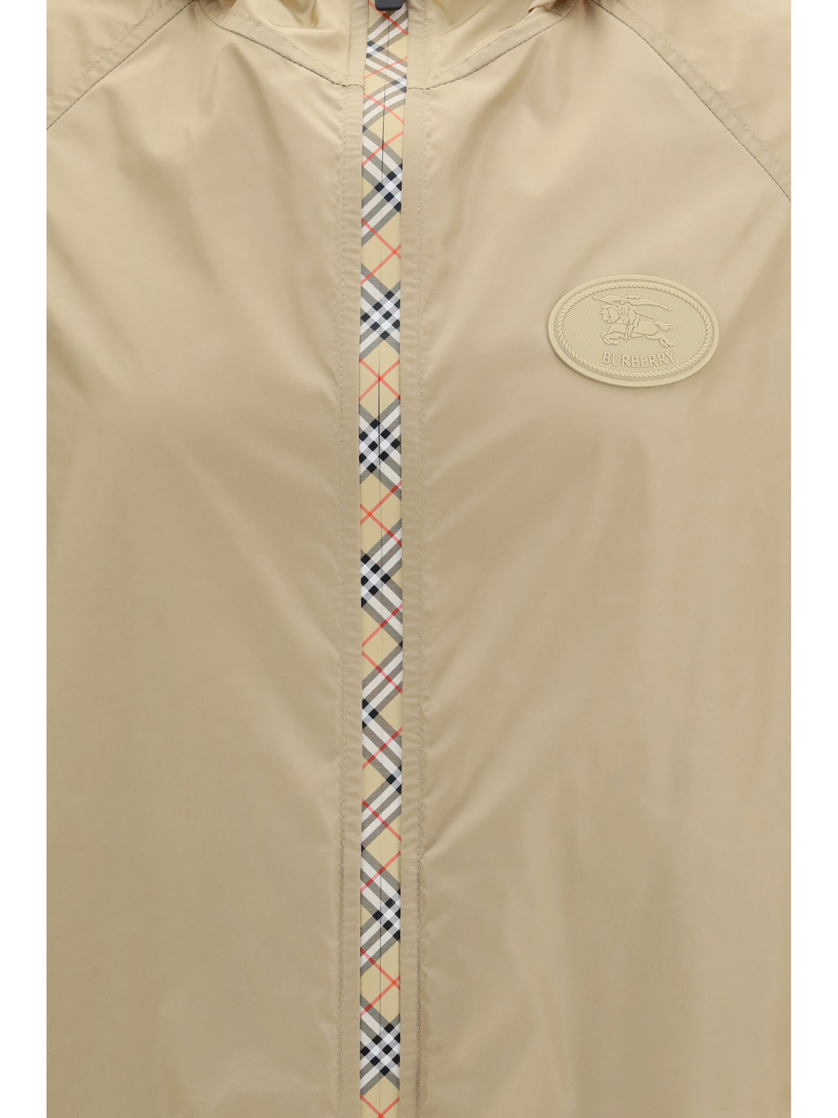 Burberry nylon Hooded Jacket - Flax