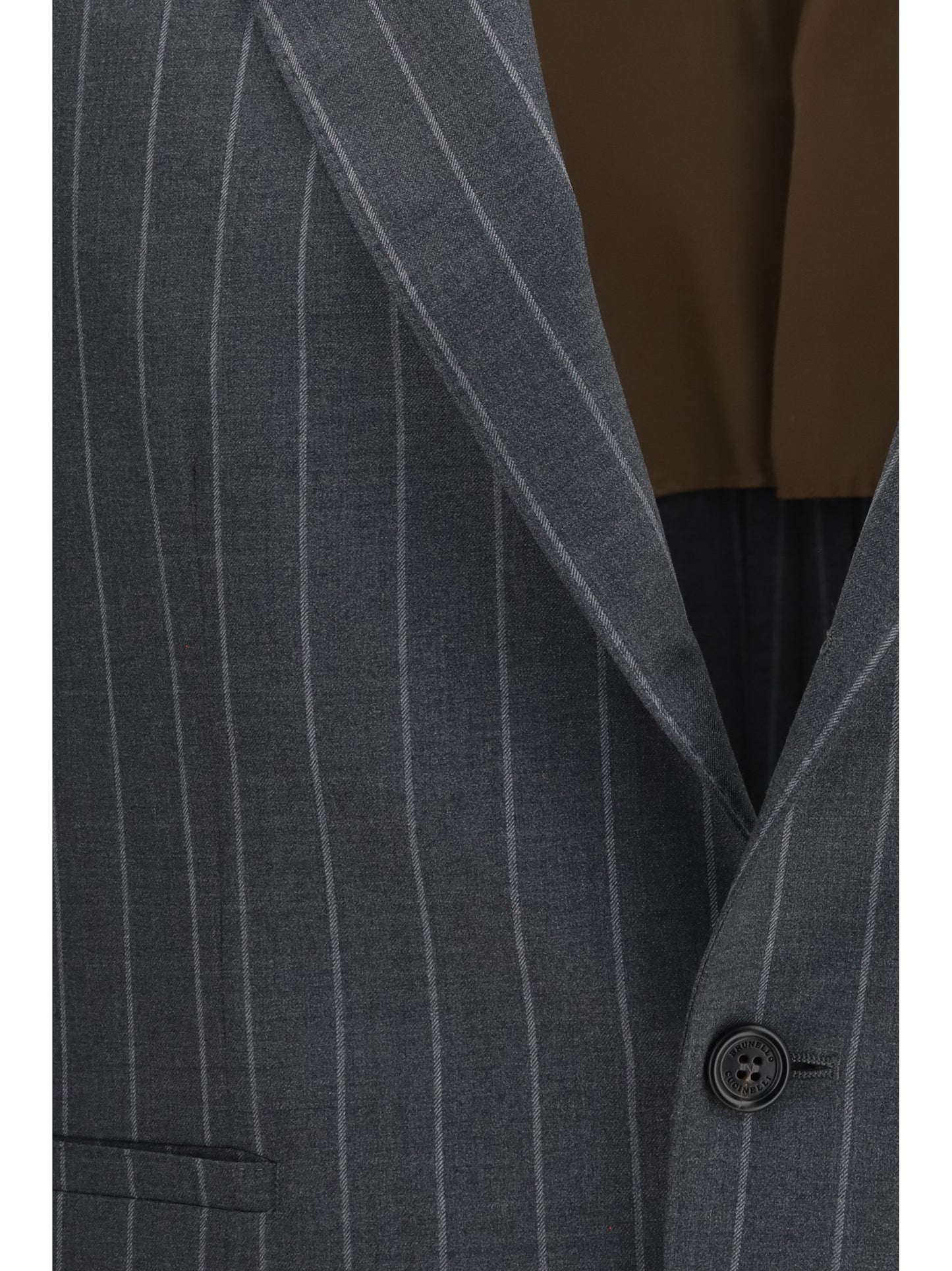 BRUNELLO CUCINELLI Wide pinstripe batavia Jacket