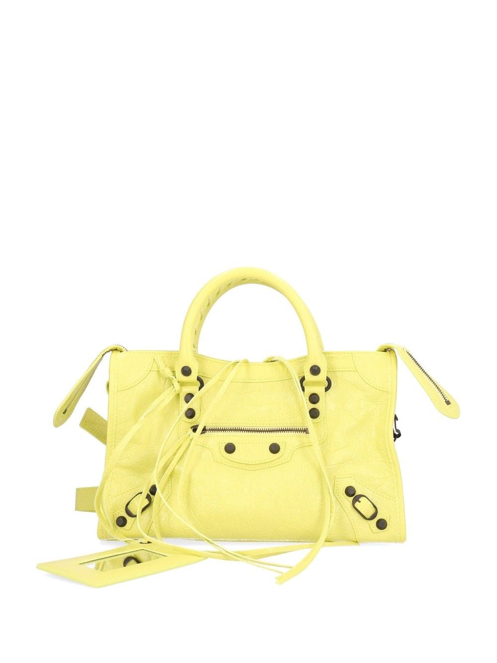 Balenciaga Small "Le City" Bag - Yellow