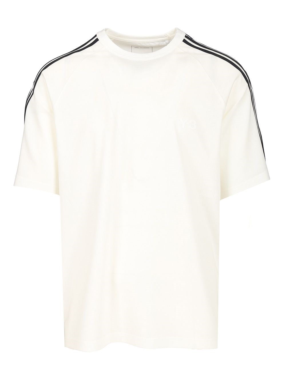 Adidas Y-3 T-Shirt 3-Stipes - White
