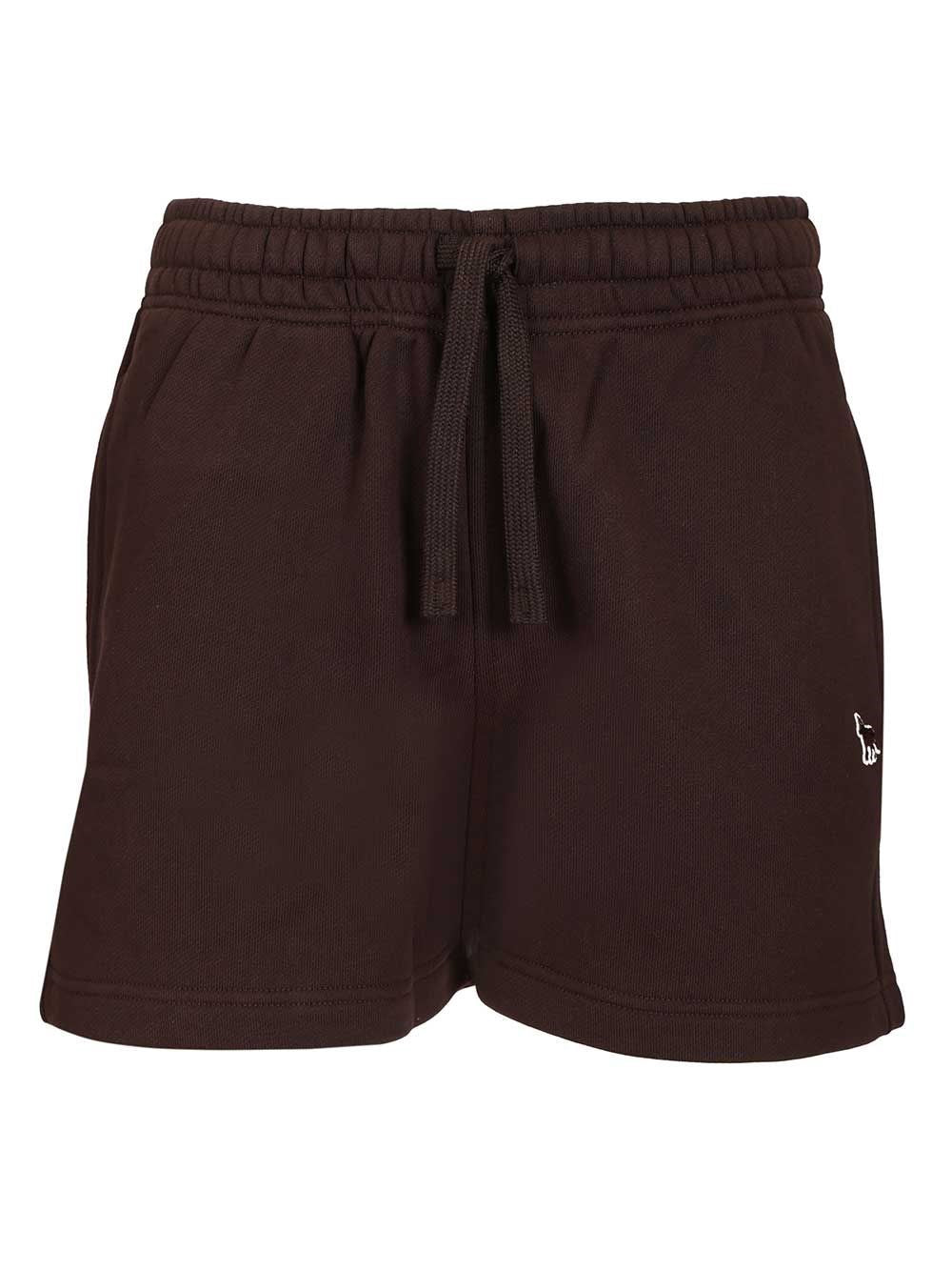 Maison Kitsuné "Baby Fox" Jogging Shorts - Brown