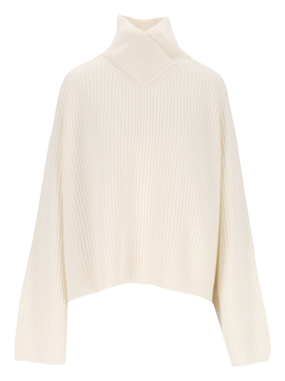 Dusan Ribbed Turtleneck Sweater - White
