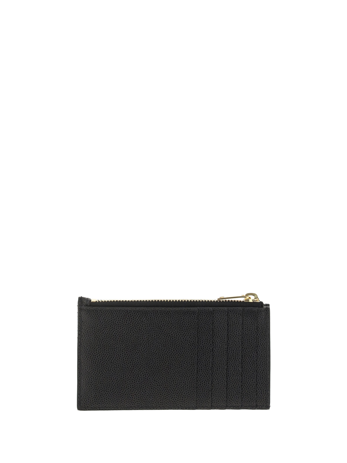 Saint Laurent Leather Cardholder - Black