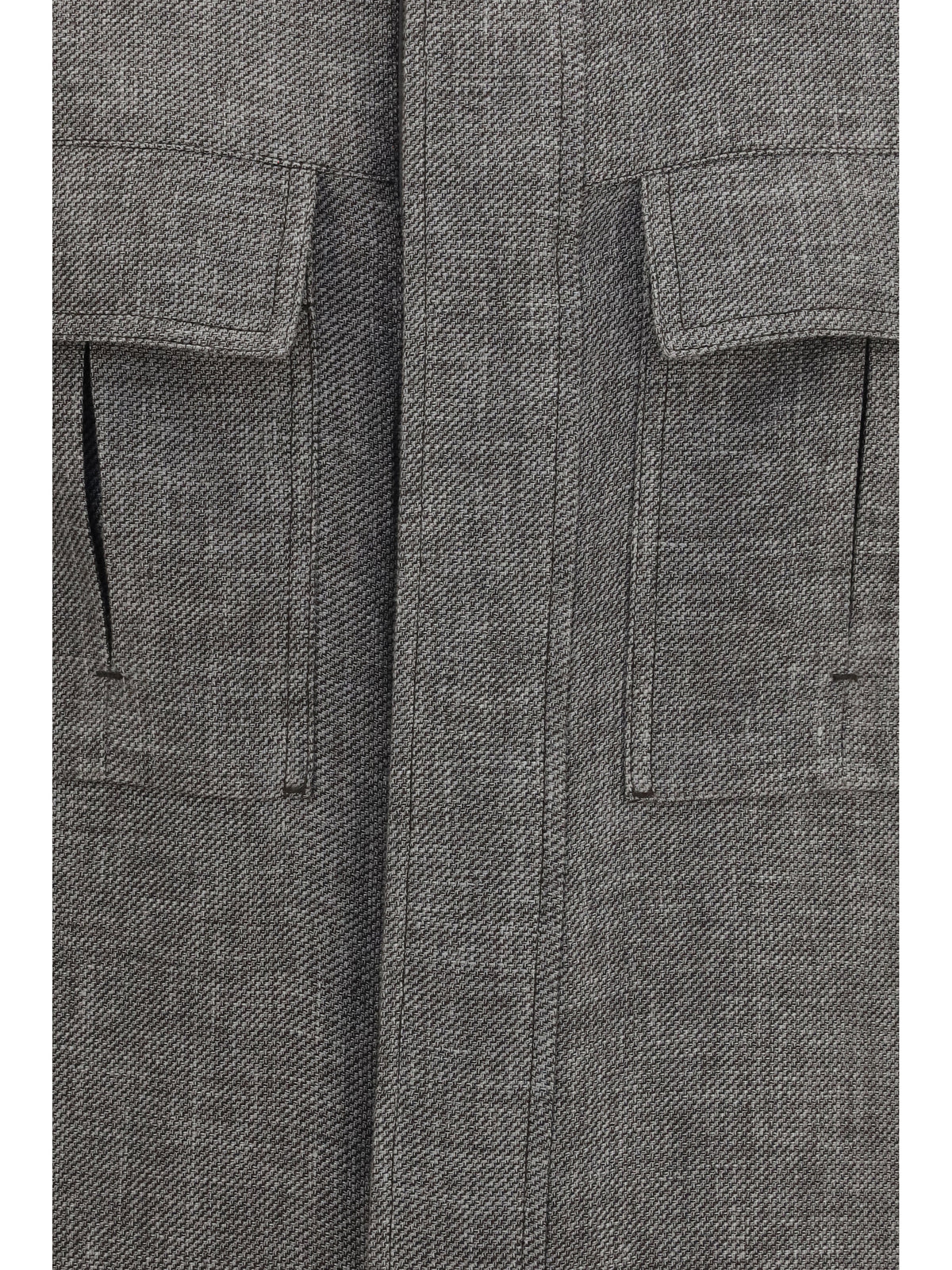 Zegna High-collar Shirt Jacket - 001