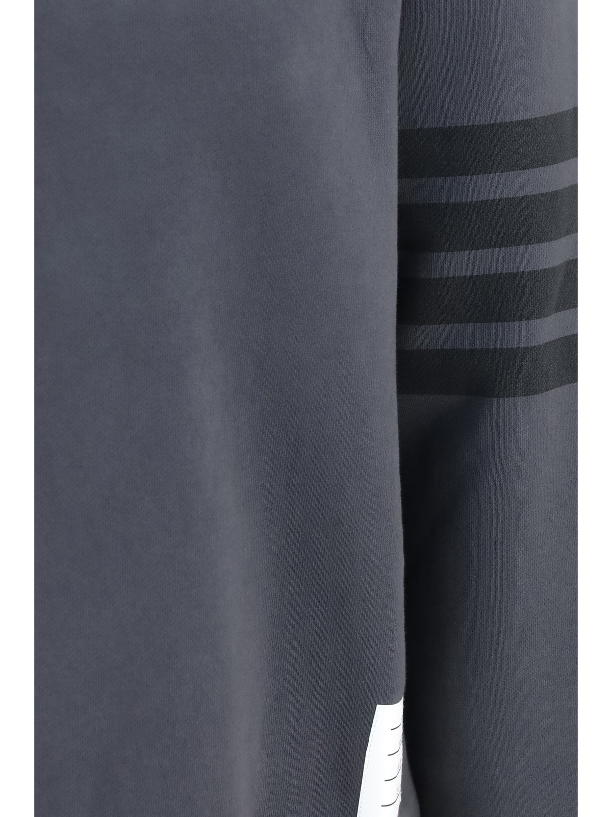 Thom Browne 4-Bar cotton crewneck Sweatshirt - Charcoal