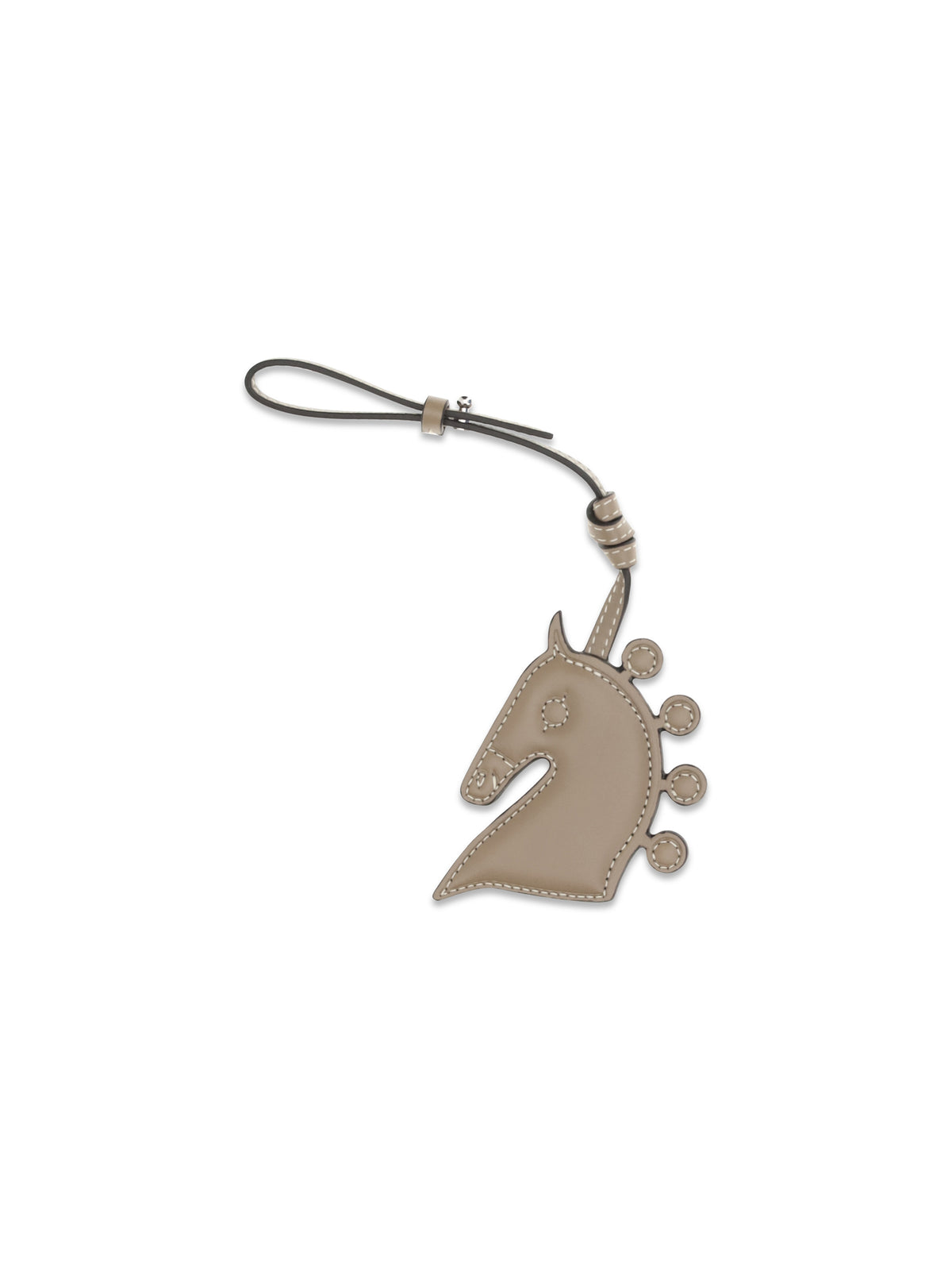 Max Mara Leather Keyring - Mud