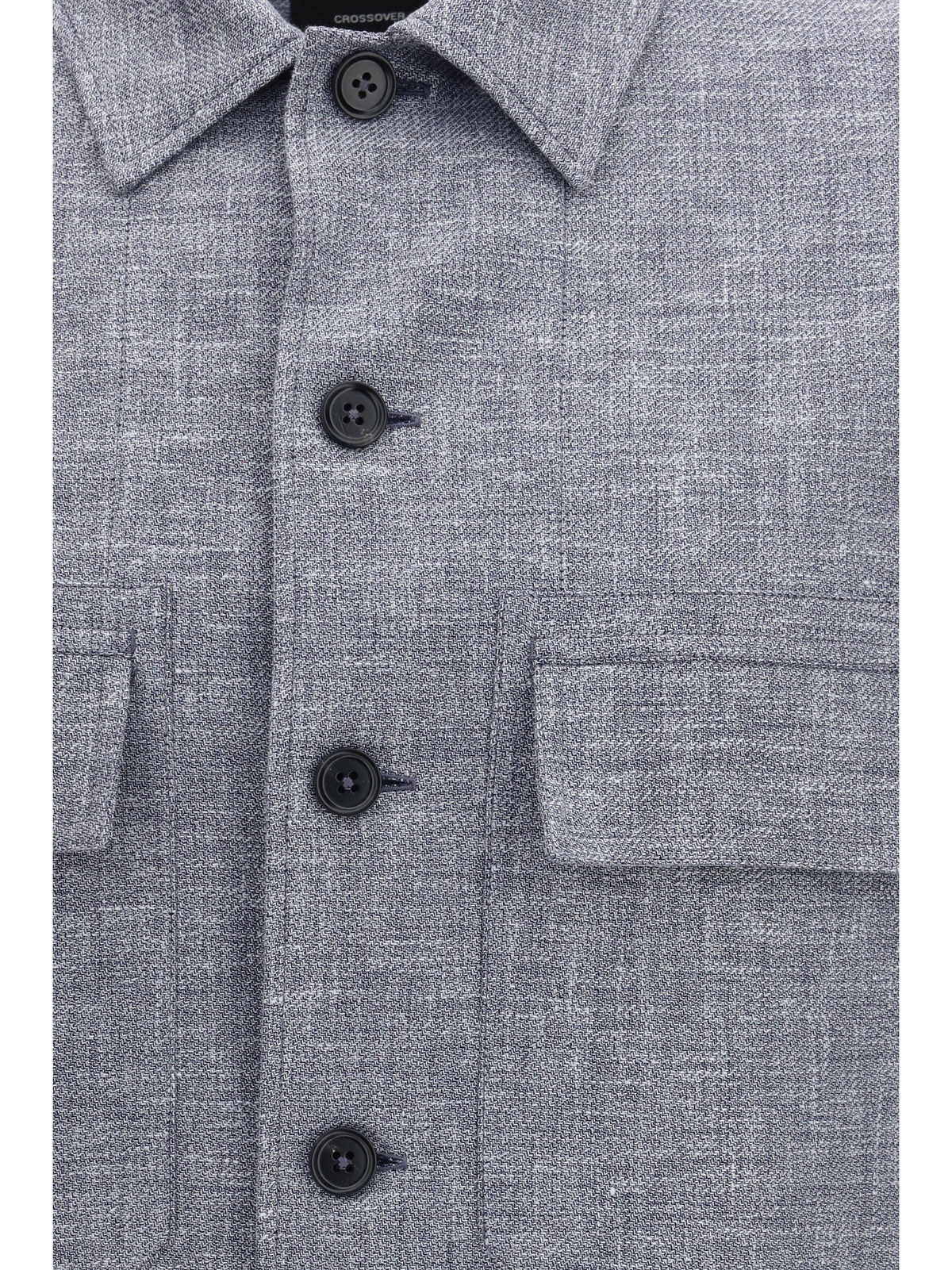 Zegna Crossover Shirt Jacket in linen wool and silk - 054