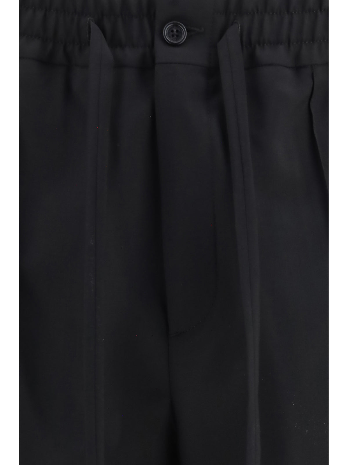 Valentino VLogo embroidered cotton gabardine Pants - Black