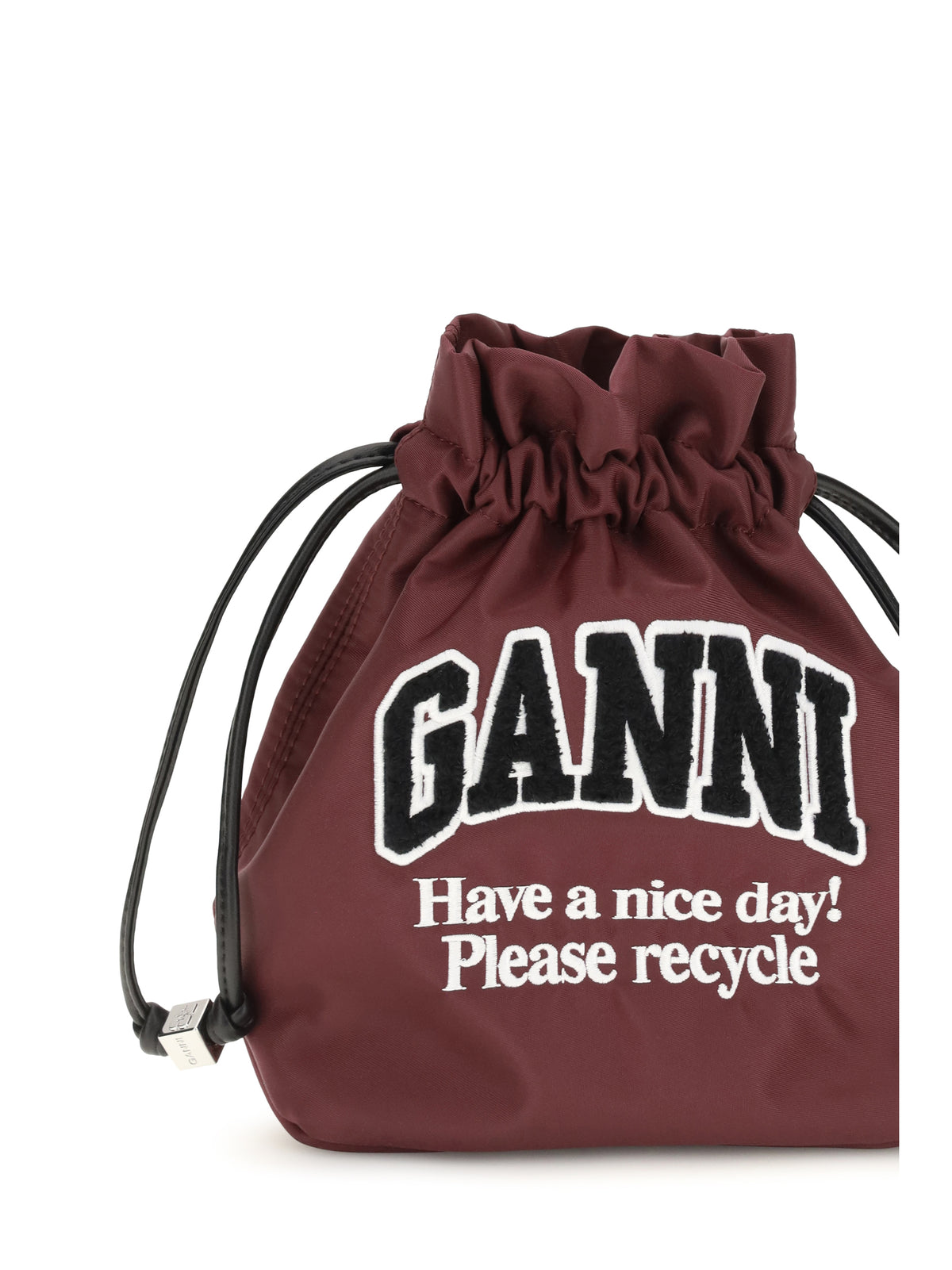 Ganni Nylon Pouch - Windsor Wine