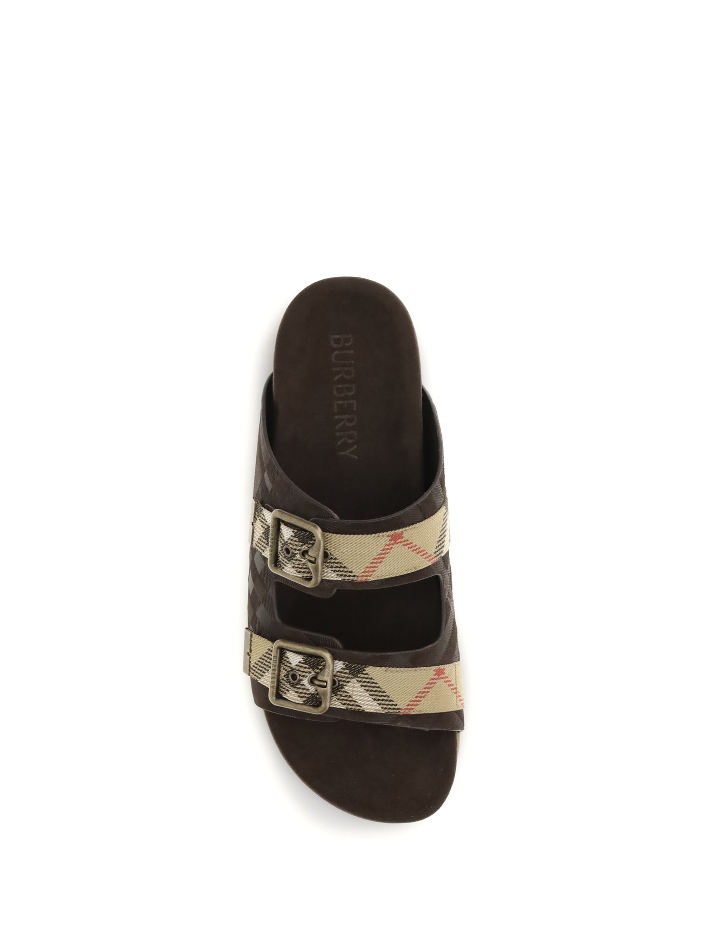 Burberry Check suede Urchin Sandals - Snug