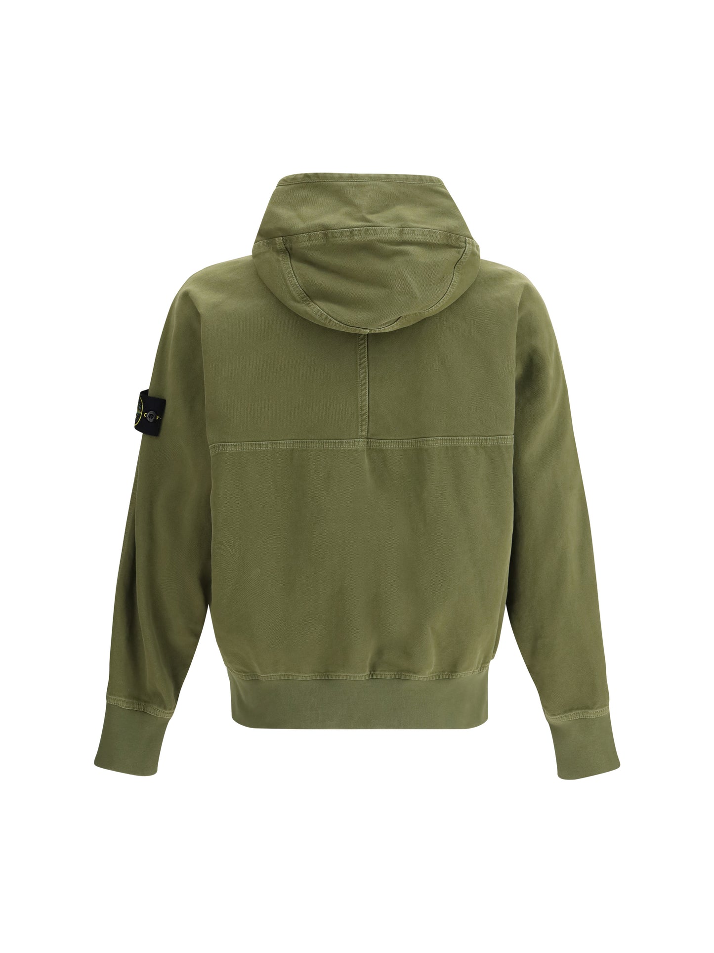 STONE ISLAND Organic Panama cotton zip Jacket