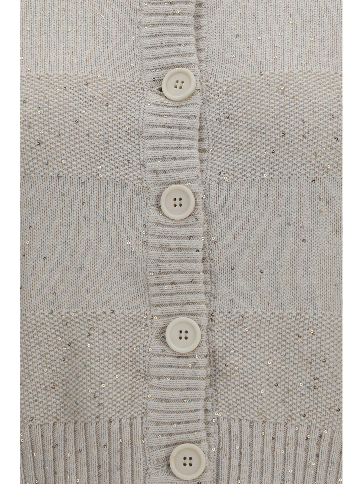 Brunello Cucinelli Long-sleeve crewneck cotton Sweater - Avena