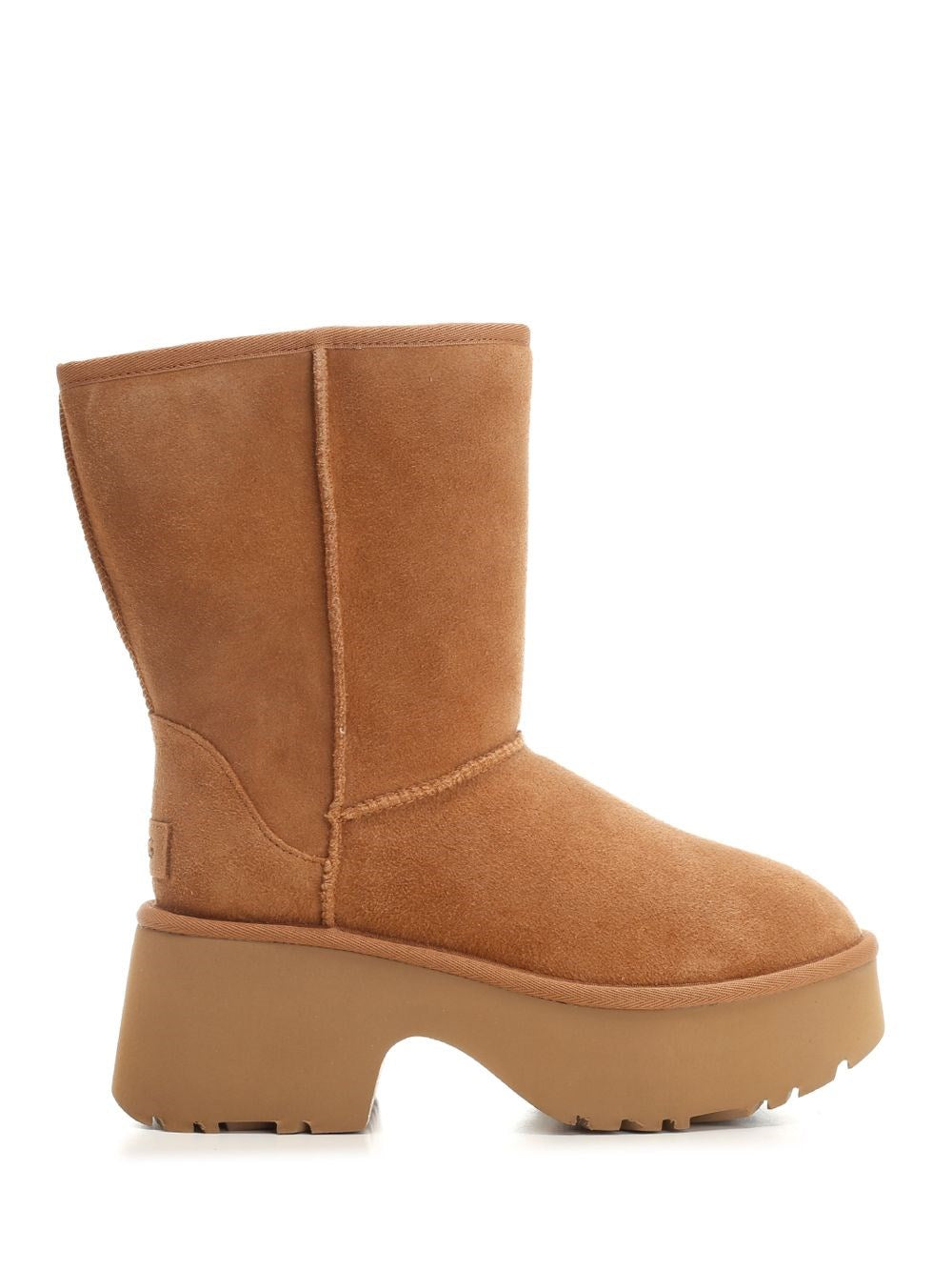 Ugg "Classic Short New Heights" Ankle Boot - Beige