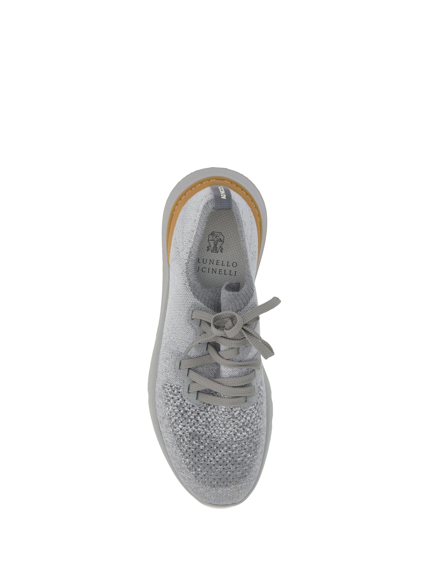 Brunello Cucinelli Cotton Sneakers - Coke+Atene+Lapis+Grigio Ch/Panama/Ambra