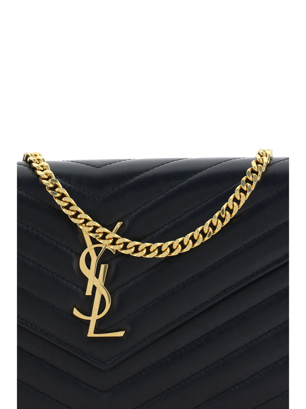 Saint Laurent Monogram Wallet - Black