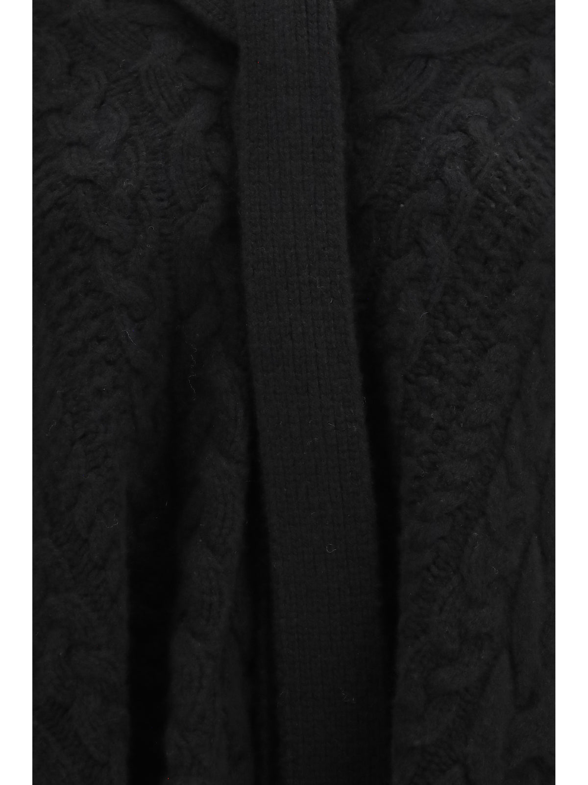 Ermanno Scervino Cashmere Cape - Black