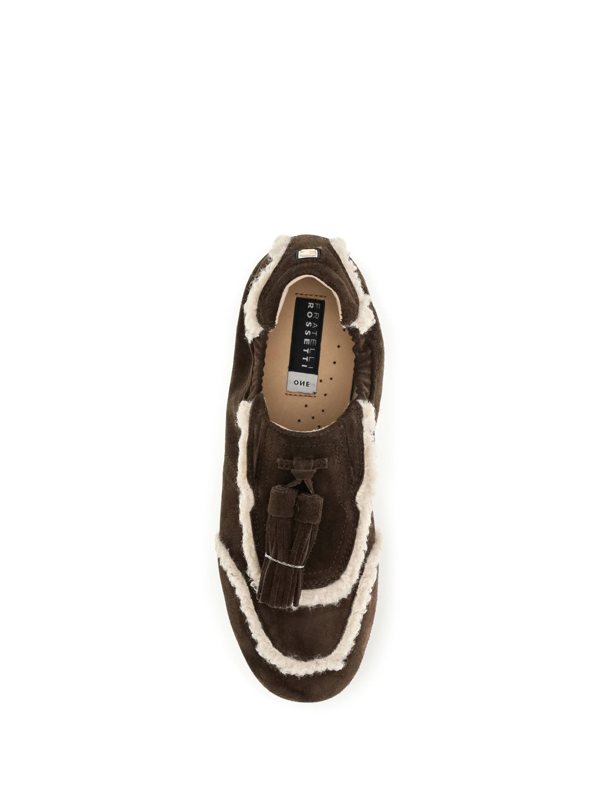 Fratelli Rossetti Suede slip-on Loafers with tassel - Cacao