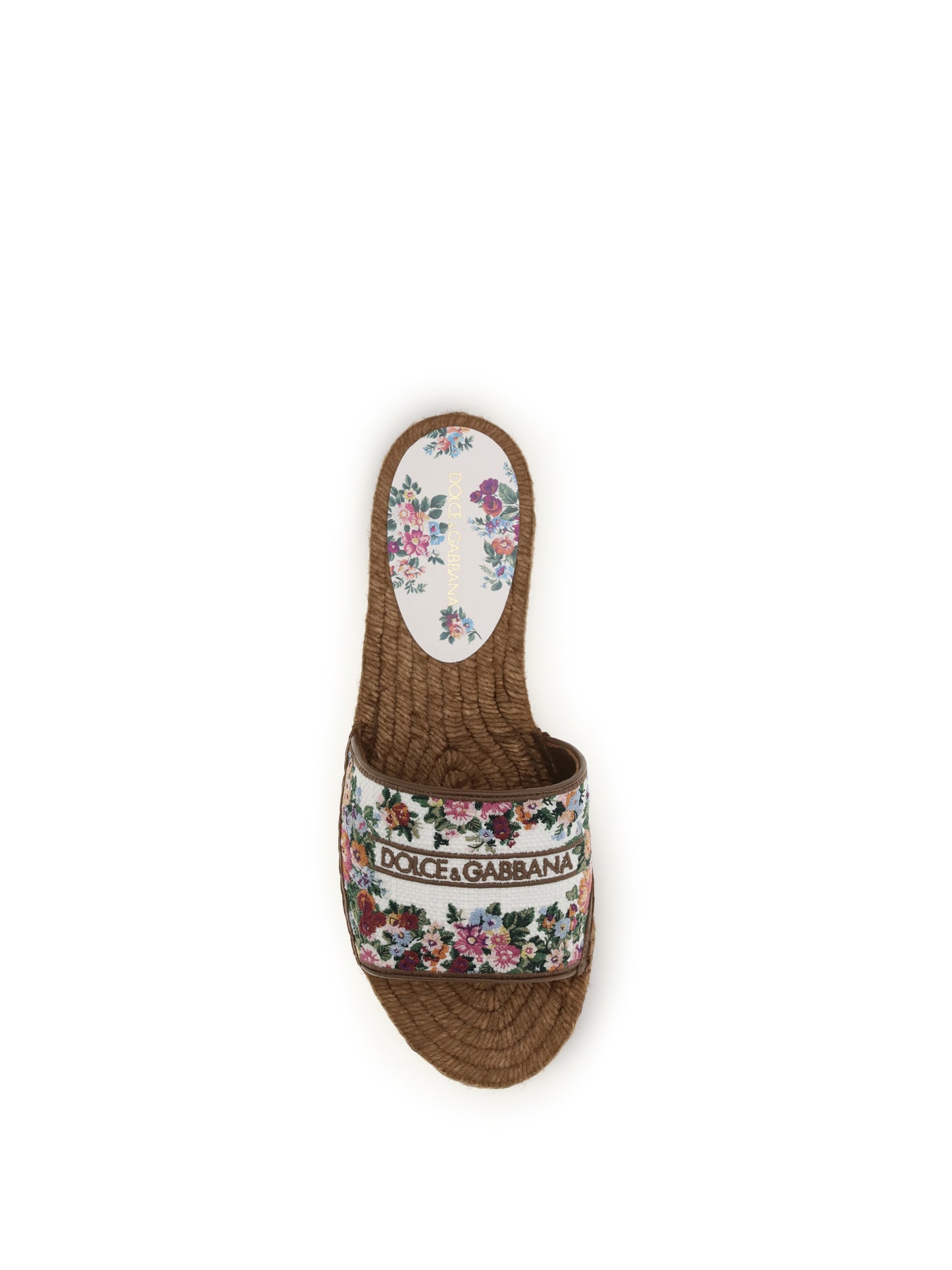 DOLCE & GABBANA Embroidered espadrille Sandals