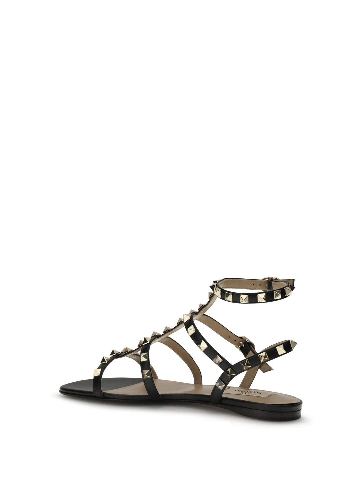 Valentino Garavani Rockstud leather Sandals - Black
