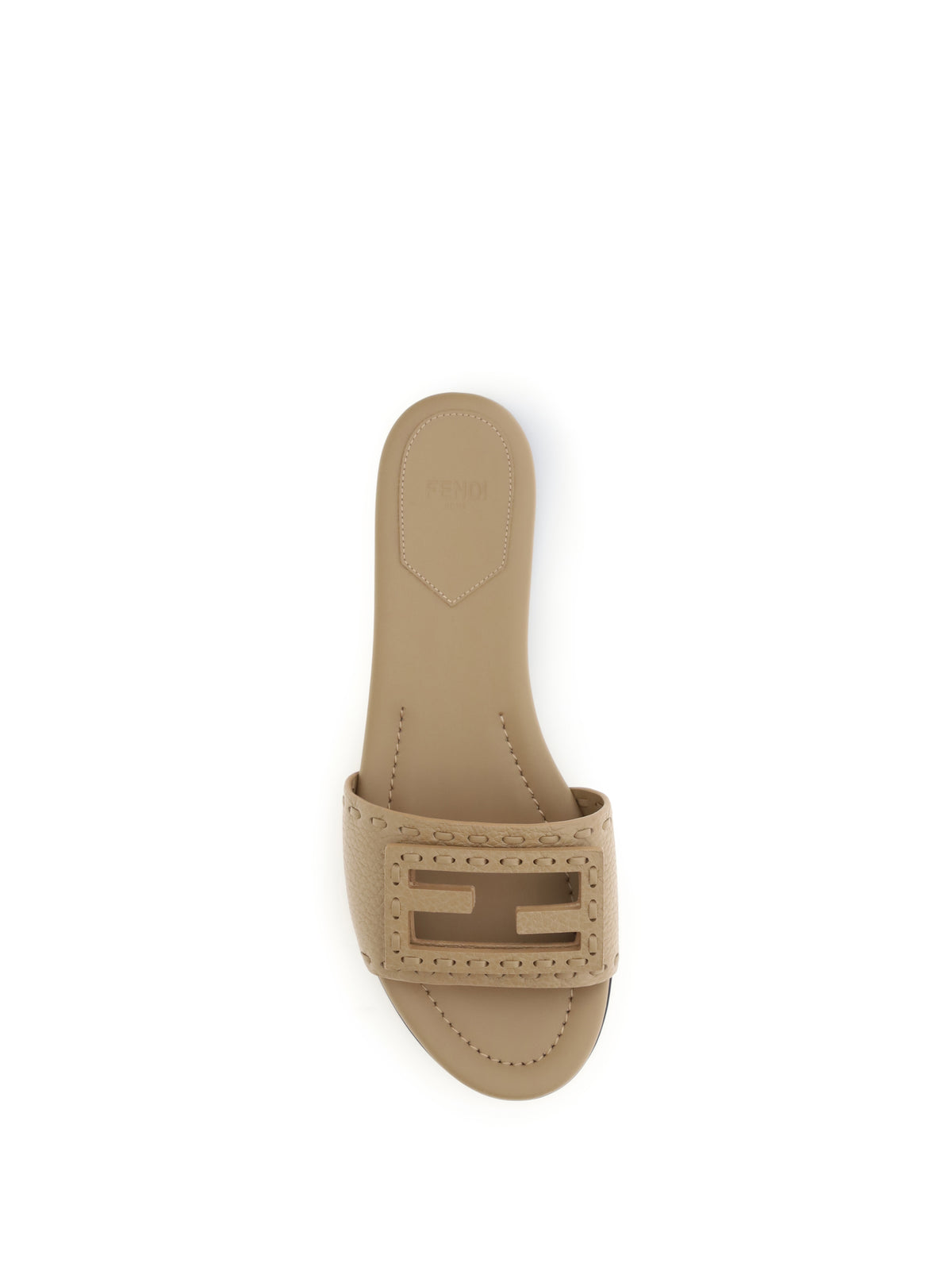 Fendi Baguette Sandals - Camel Bag