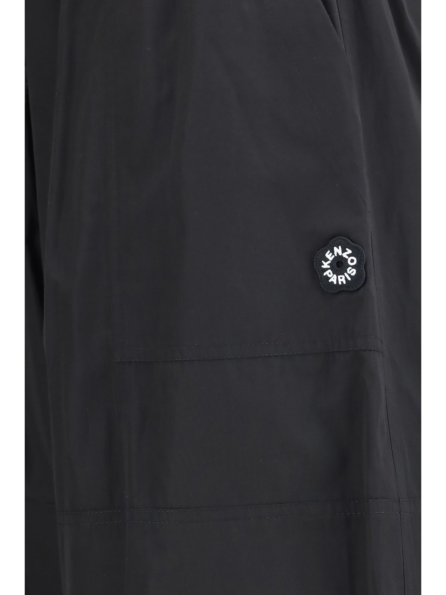 Kenzo Drawstring Cargo Pants - Black