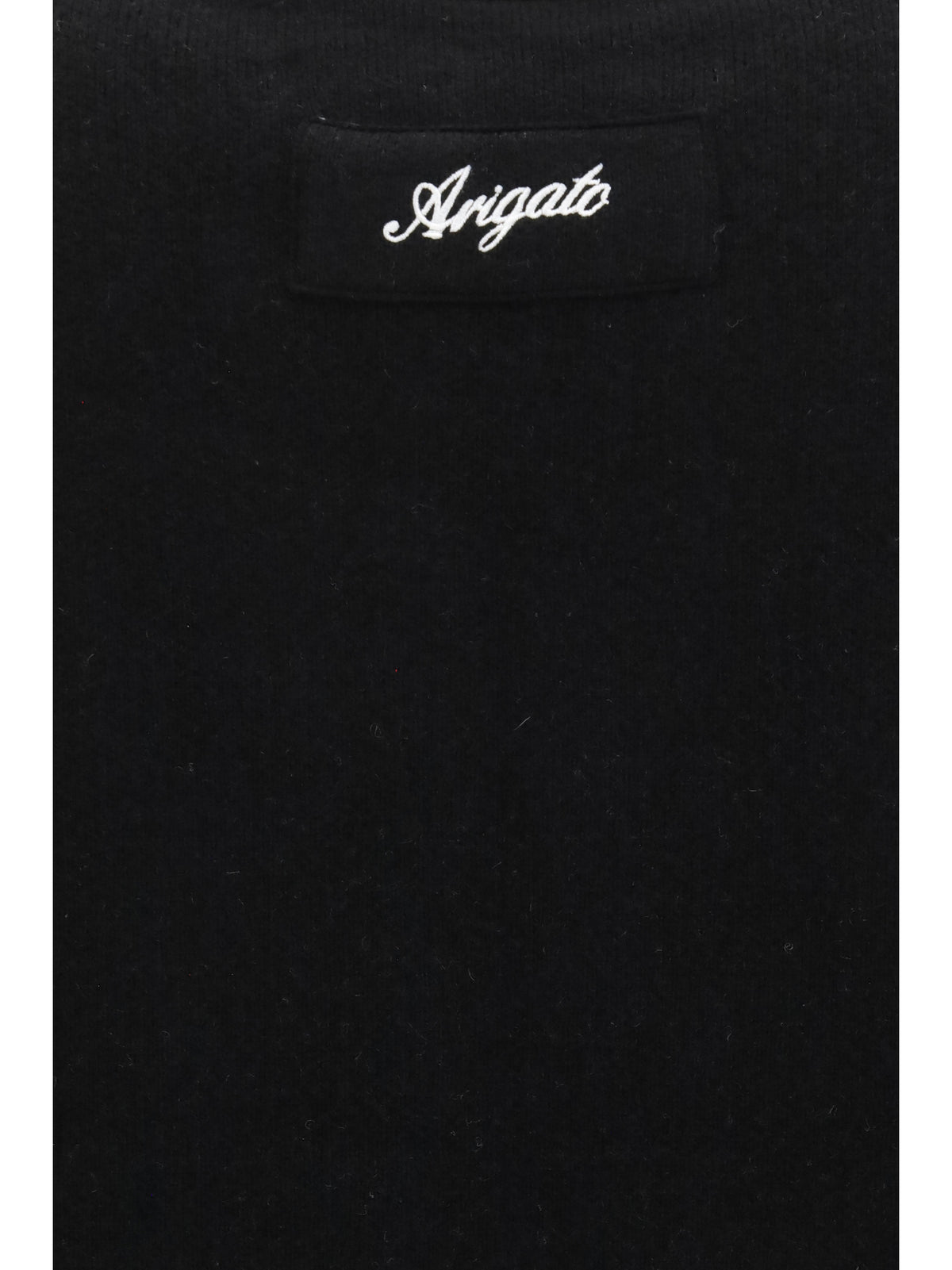 Axel Arigato Core wool zip-Up Sweater - Black