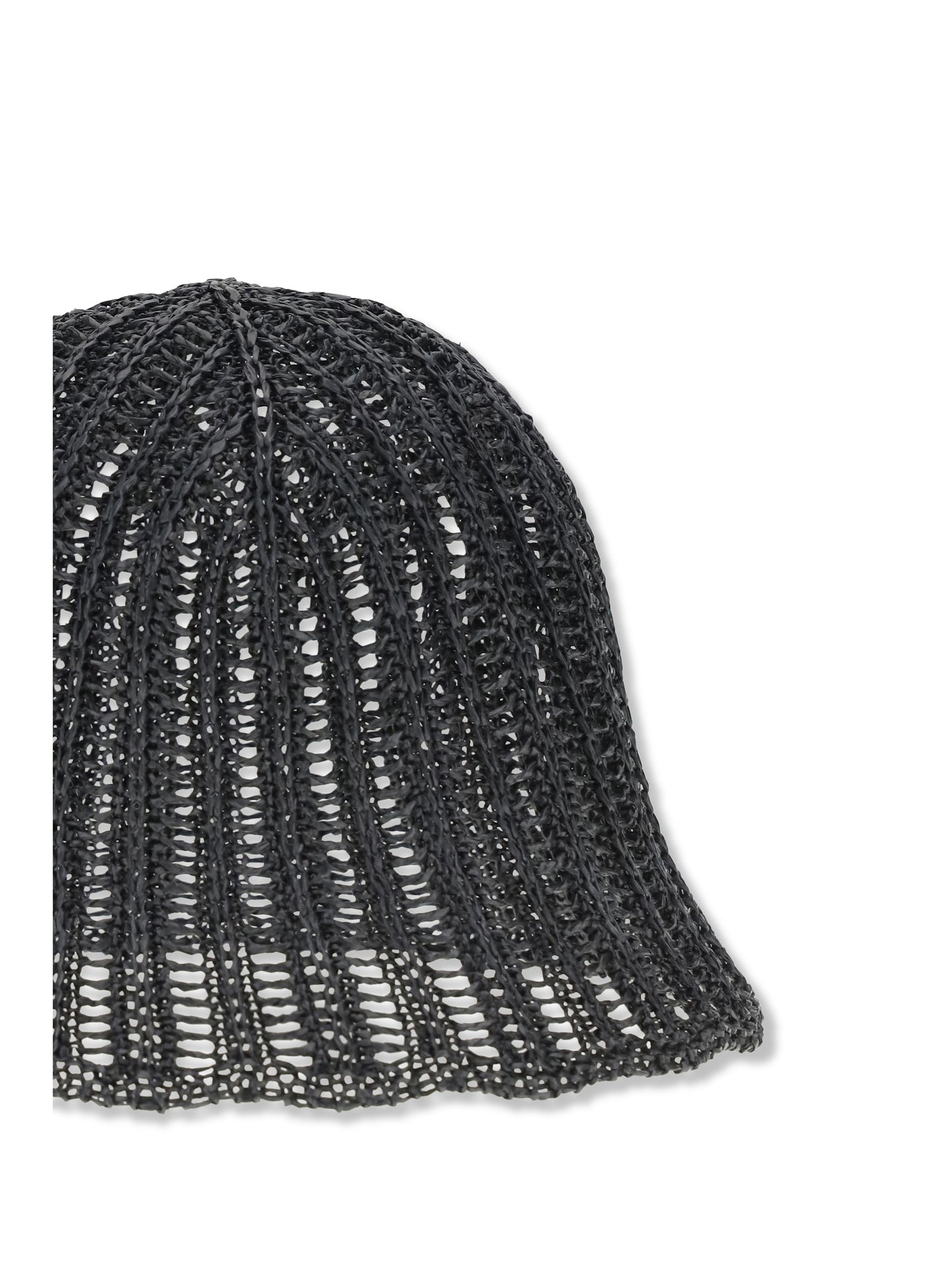Brunello Cucinelli Techno raffia Hat - Black