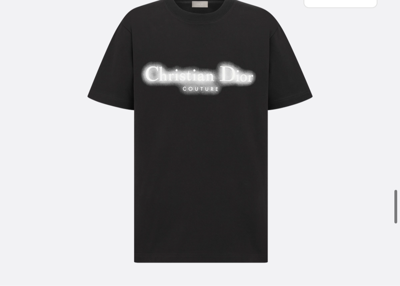 Christian Dior Couture T-Shirt Black
