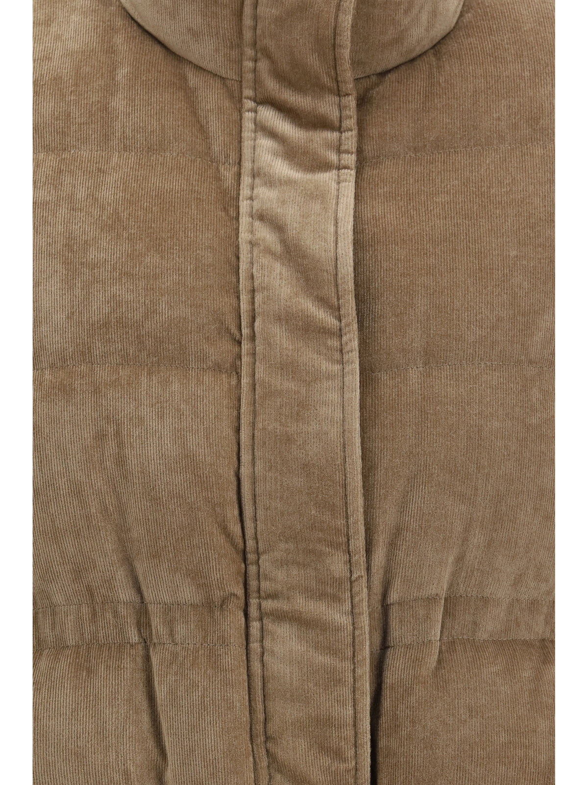 Brunello Cucinelli Sleeveless padded Vest - Cappuccino
