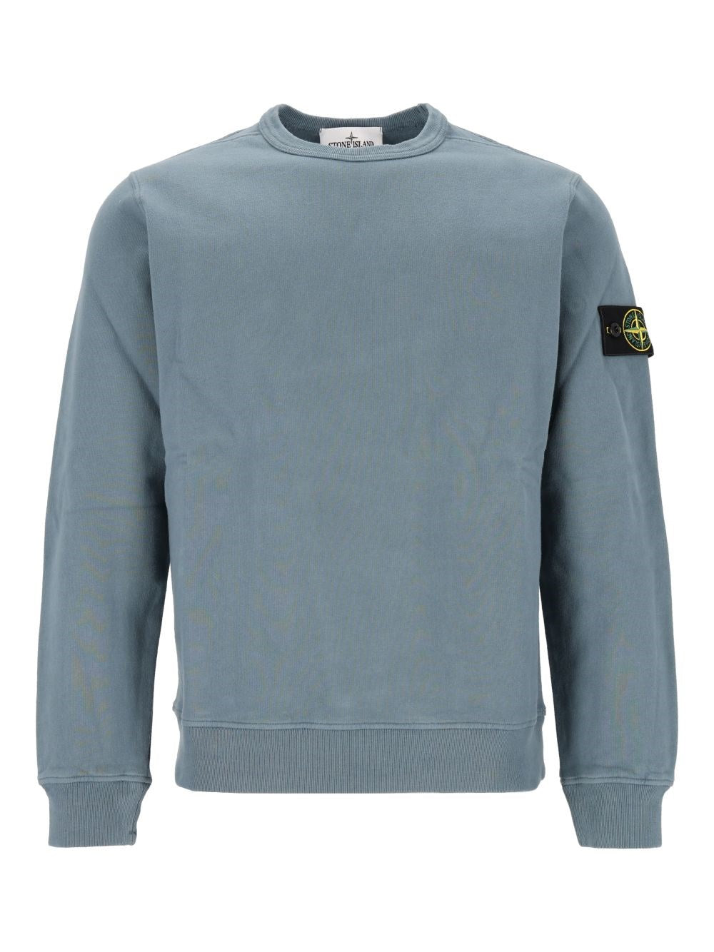 Stone Island Organic Cotton Crewneck Sweatshirt - Blue