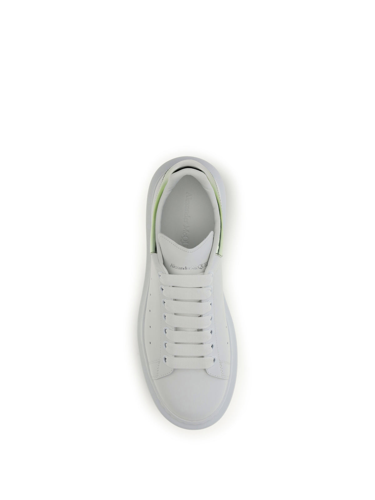 Alexander Mcqueen Leather Sneakers - White/Green