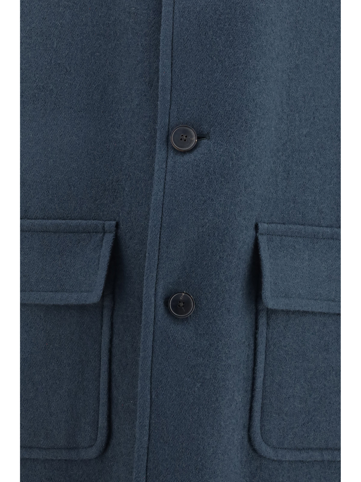 Dries Van Noten Long single-breasted Coat - Bottle