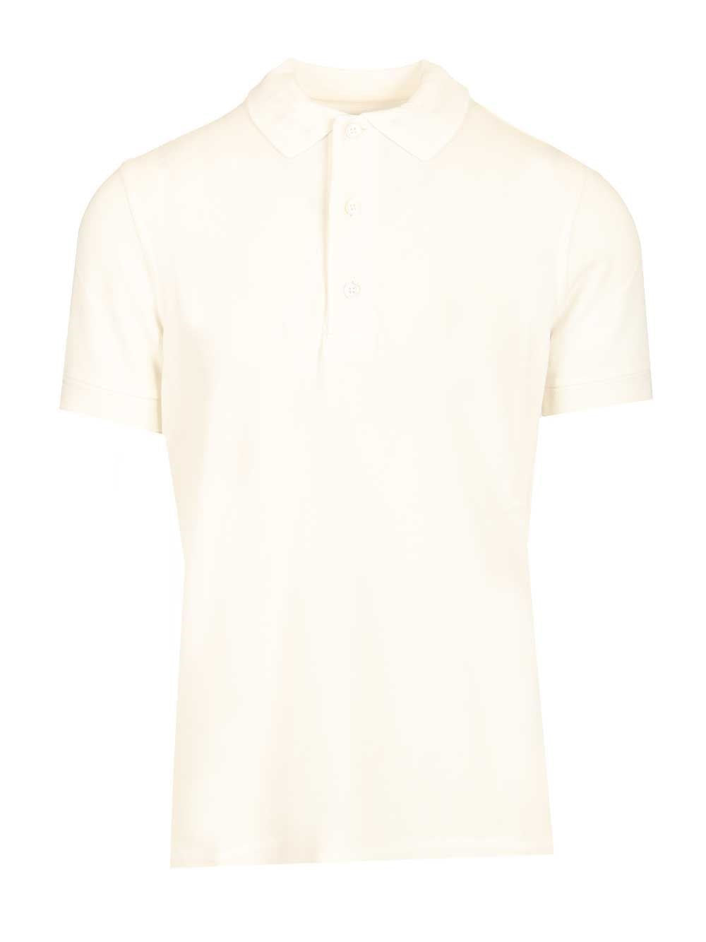 Tom Ford Cotton Piqué Polo Shirt - White