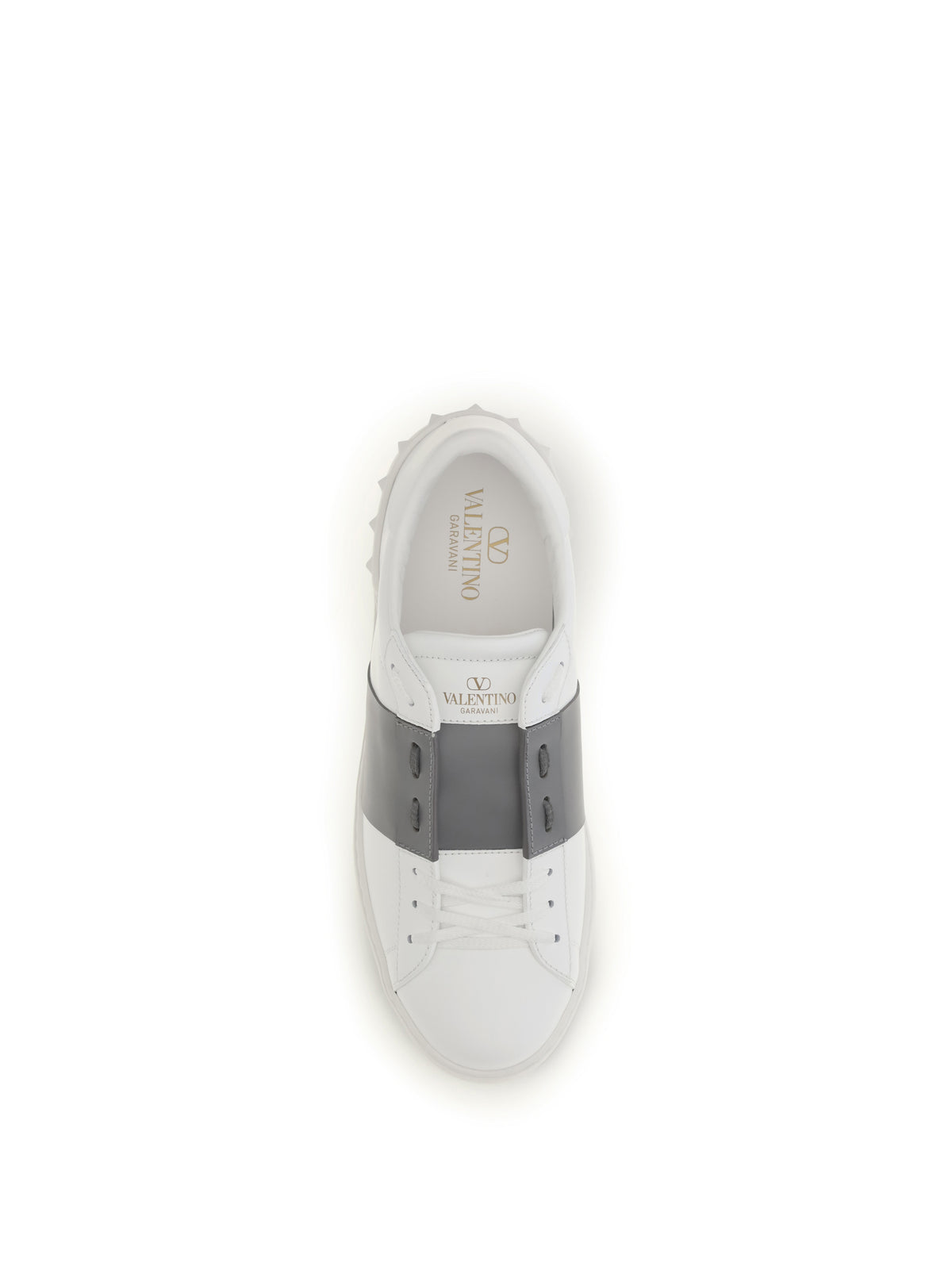 Valentino Garavani Open Sneakers - White/Dark Steel