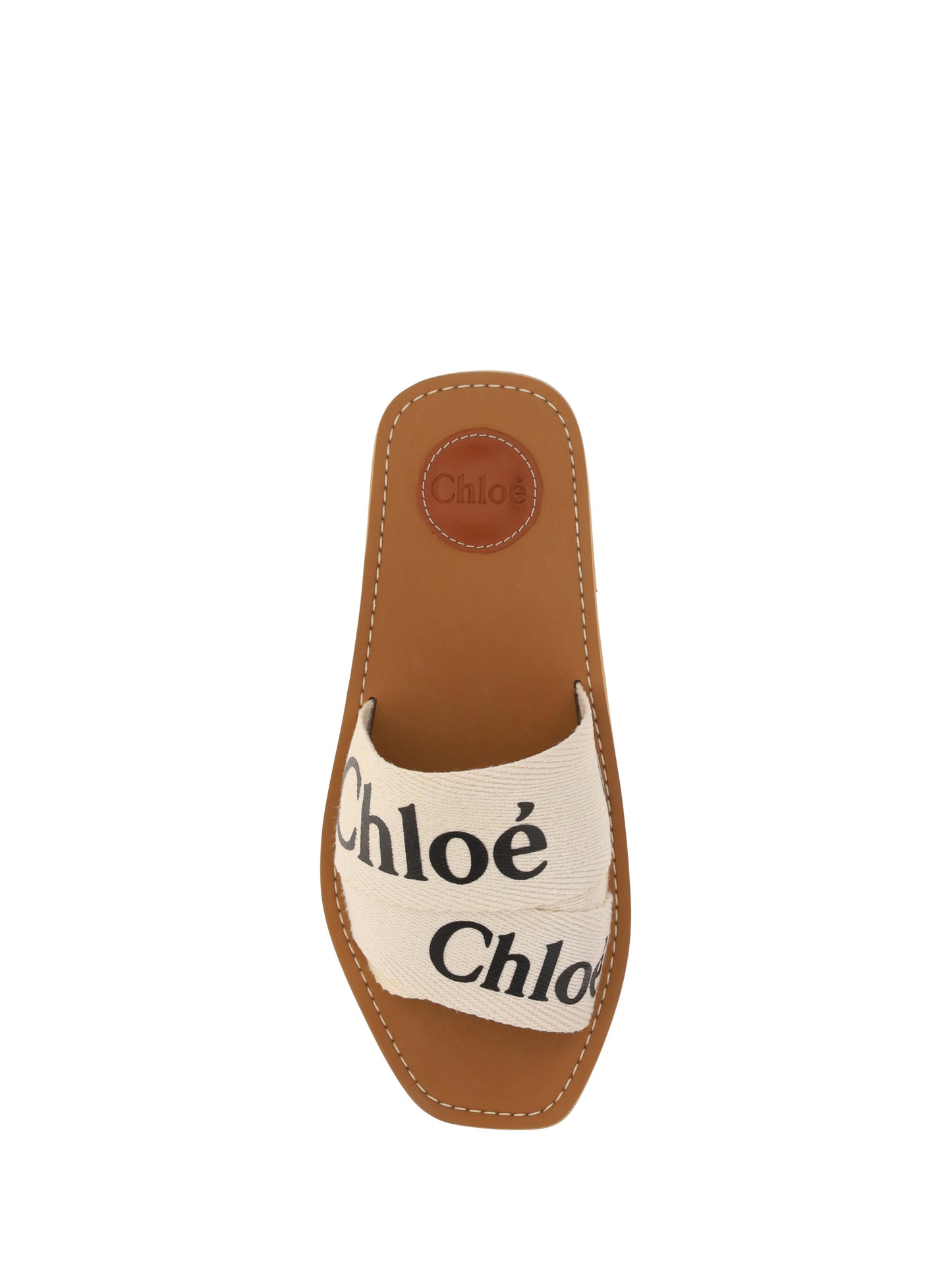 Chloé Woody Sandals - White