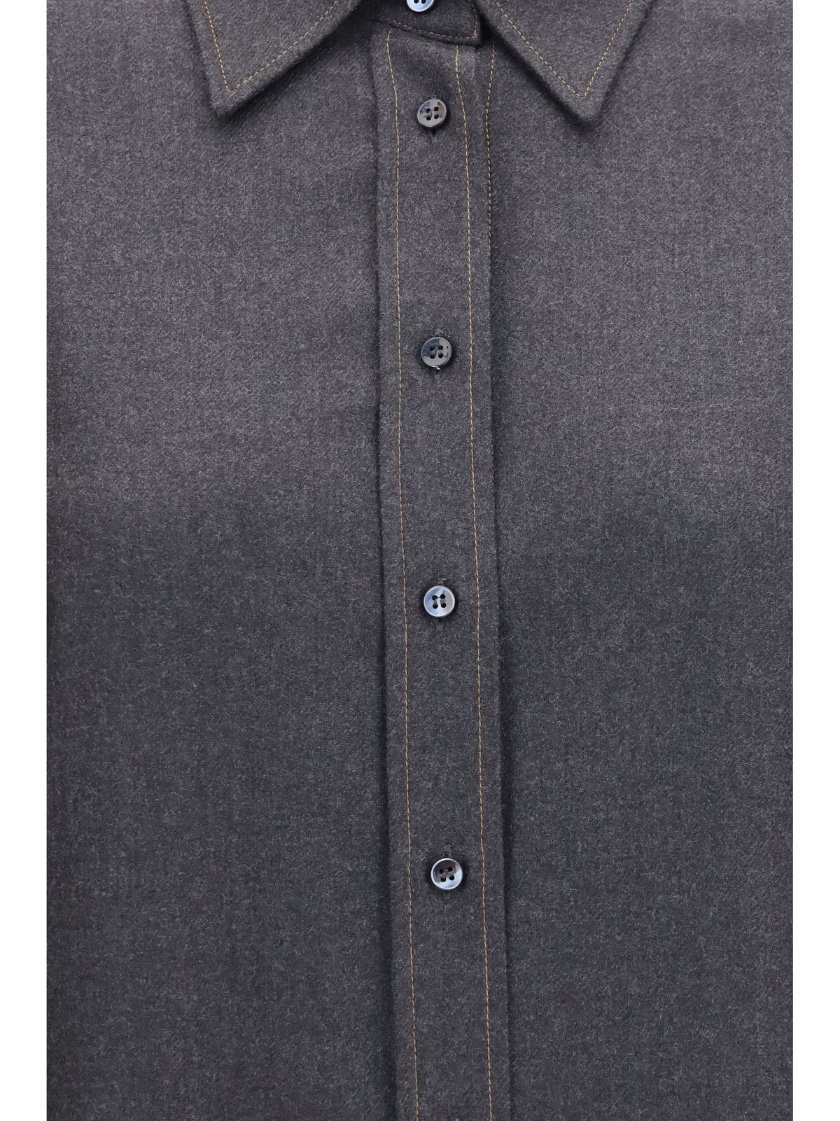 Brunello Cucinelli Virgin wool Shirt - Anthracite