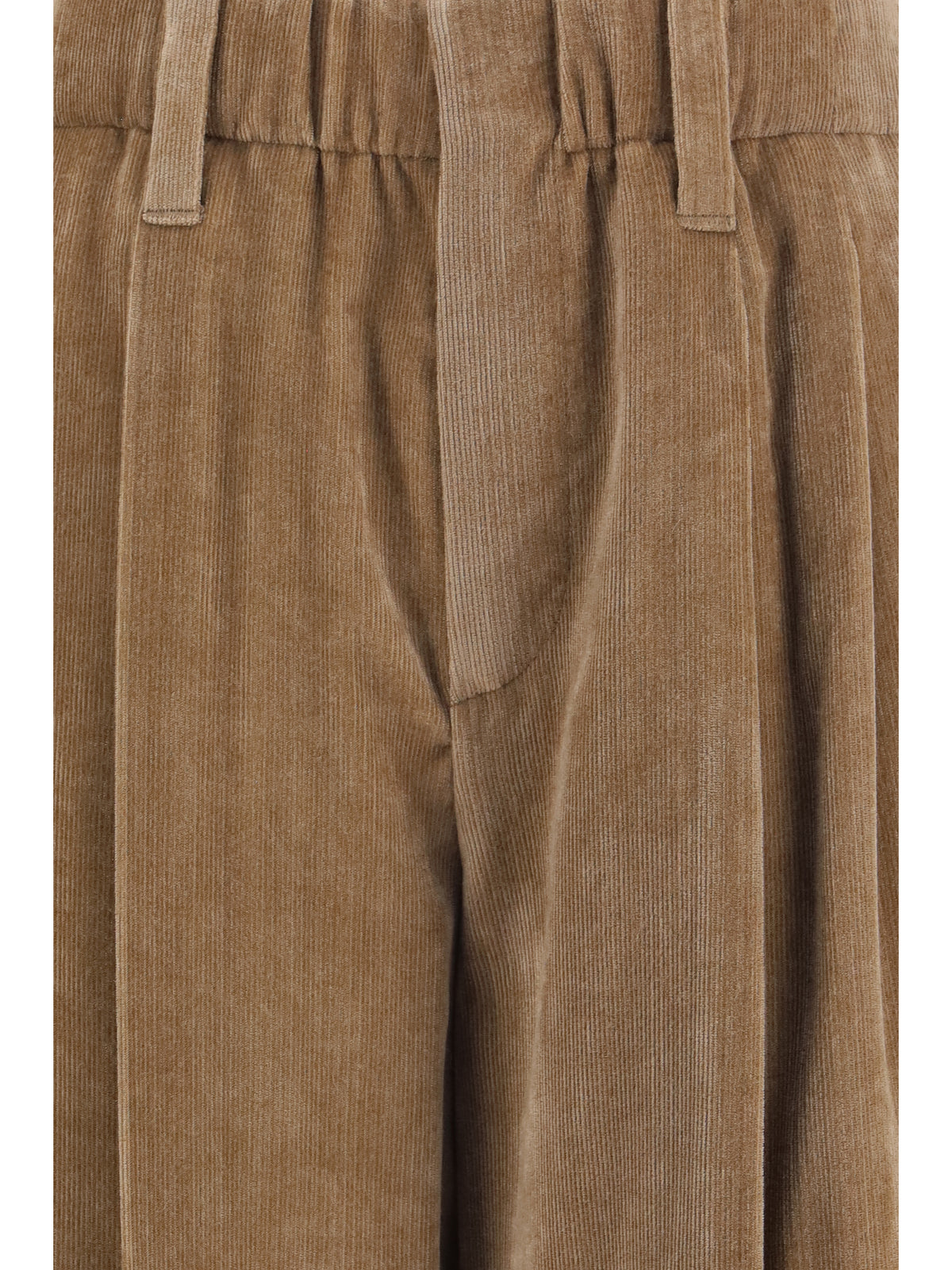 Brunello Cucinelli Elasticated viscose and cashmere Pants - Cappuccino