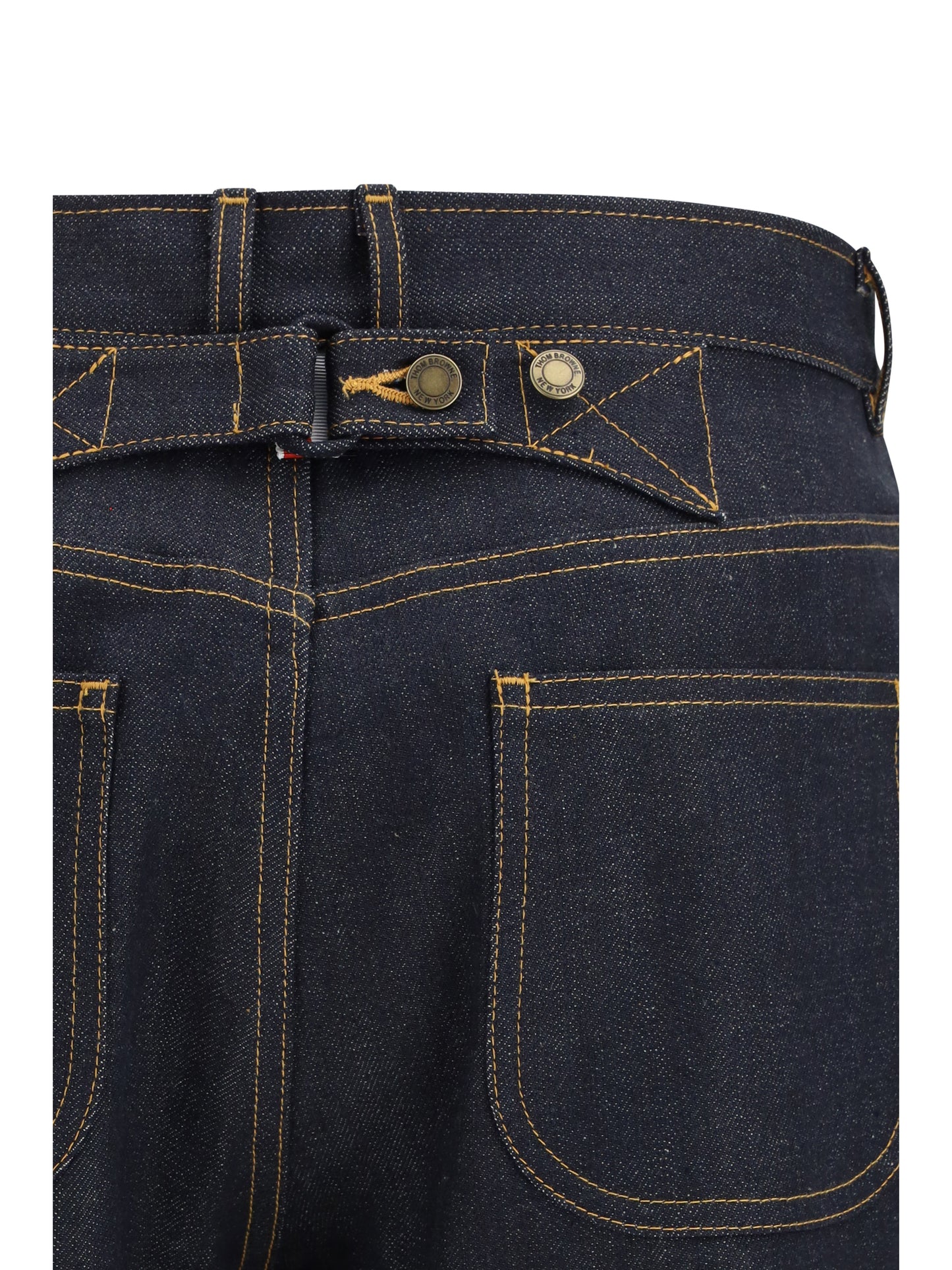 Thom Browne Selvedge 5-pocket Jeans - Navy