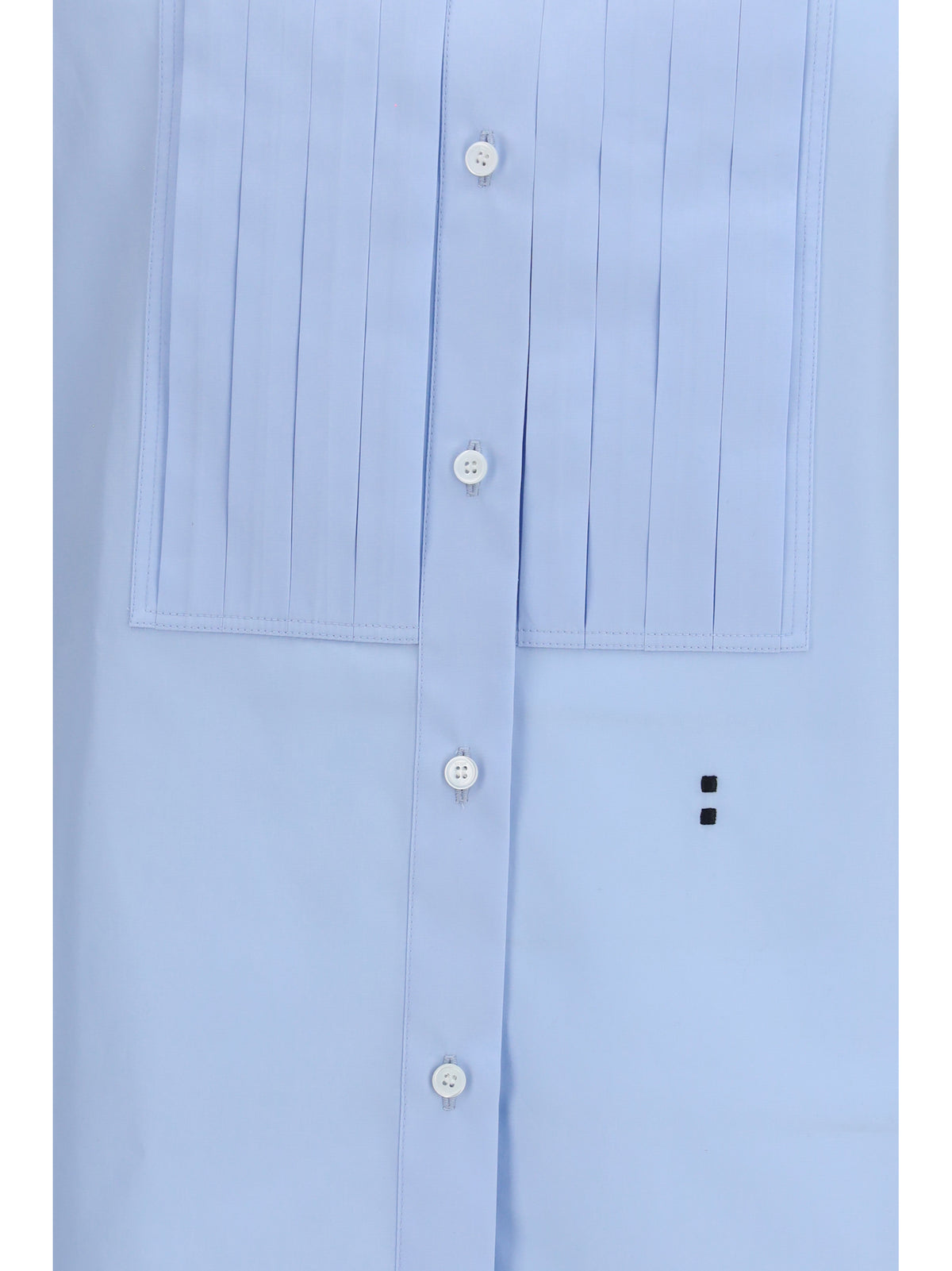 Fendi Cotton poplin Shirt - Sky Blue