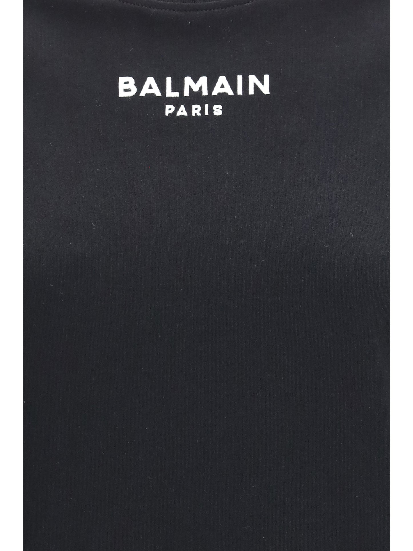 Balmain Cotton logo T-shirt - Noir/Blanc
