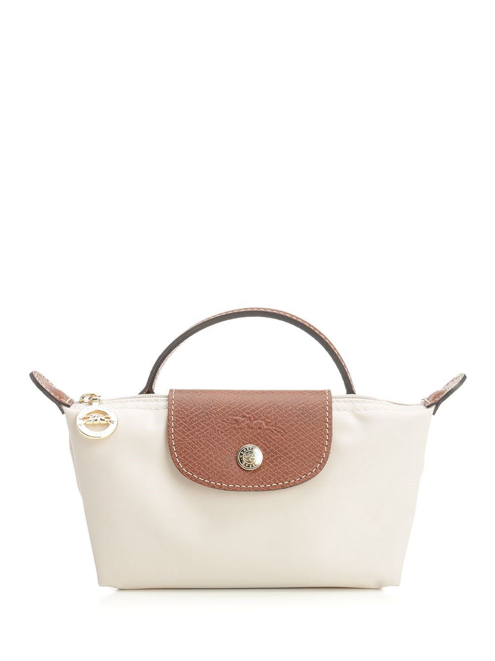 Longchamp Paris "Le Pliage Original" Bags - White