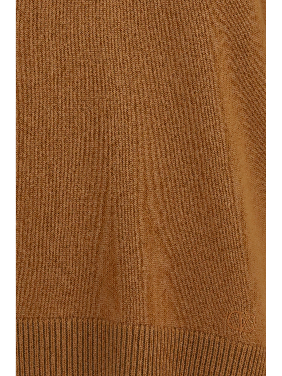 Valentino Cashmere V-neck Sweater - Bright Cuir