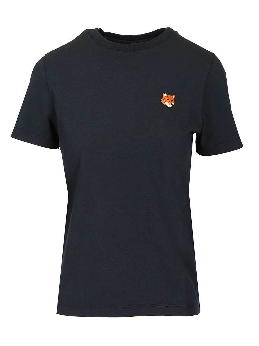 Maison Kitsuné Round Neck T-Shirt - Black