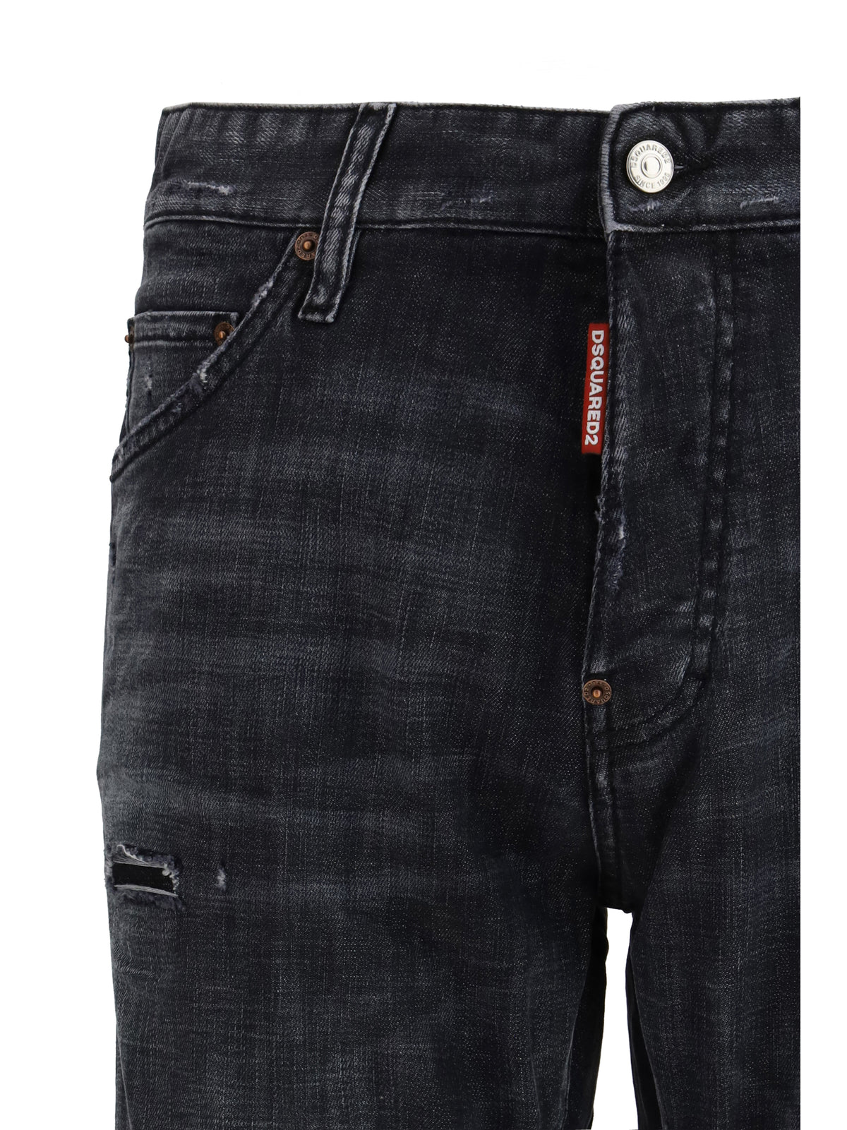 Dsquared2 Teddy Wash Jeans - Black