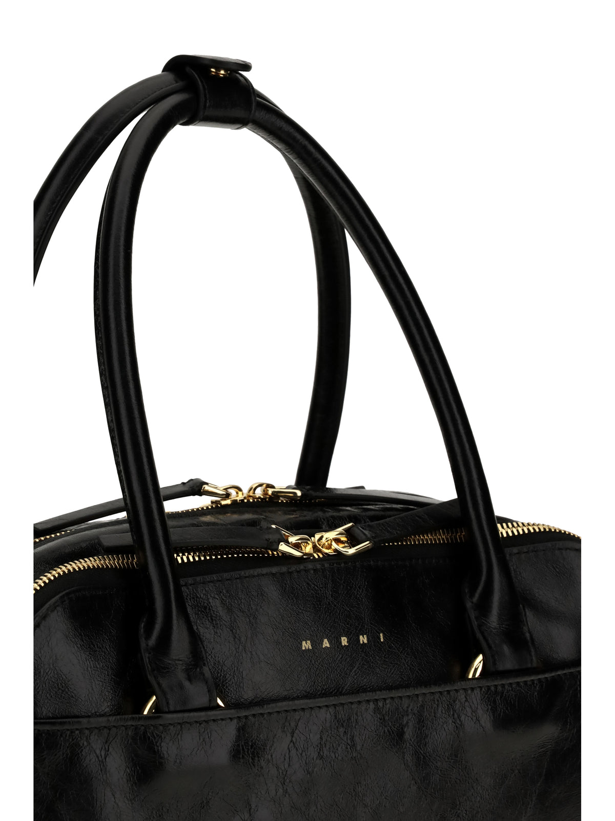 Marni Small Boxyne Handbag - Black